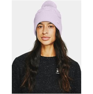 Čiapka Under Armour UA Around Town Pom Beanie - svetlofialová