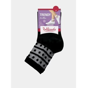 Biele dámske ponožky s ozdobným detailom Bellinda TRENDY COTTON SOCKS