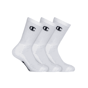 CHAMPION CREW SOCKS LEGACY 3x - Športové ponožky 3 páry - biela