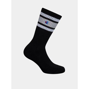 CREW SOCKS CHAMPION PREMIUM UNISEX - 1 pár prémiových športových ponožiek Champion - čierna