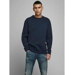 Tmavomodrá basic mikina Jack & Jones