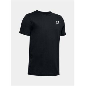 Tričko Under Armour Sportstyle Left Chest SS-BLK