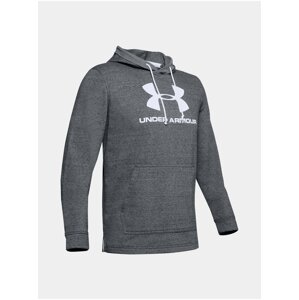 Mikina Under Armour SPORTSTYLE TERRY LOGO HOODIE-GRY