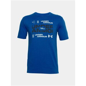 Tričko Under Armour UA GRID SS-BLU