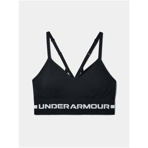 Čierna športová podprsenka Under Armour UA Seamless Low Long Bra