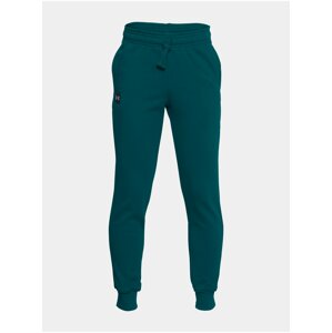 Zelené tepláky Under Armour RIVAL FLEECE JOGGERS