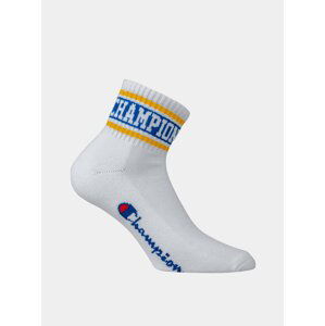 Športové členkové ponožky 1 pár - biela - žltá - modrá CHAMPION ROCHESTER