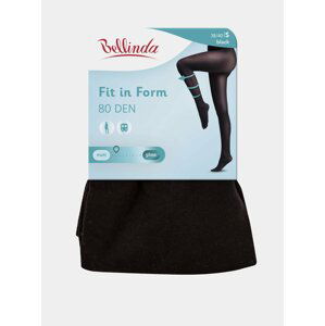 Punčochové kalhoty pro podporu nohou - černá Bellinda FIT IN FORM 80 DEN