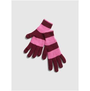 Ružové dámske rukavice GAP