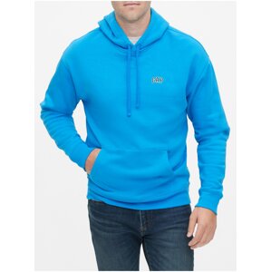 Modrá pánska mikina GAP Logo Hoodie