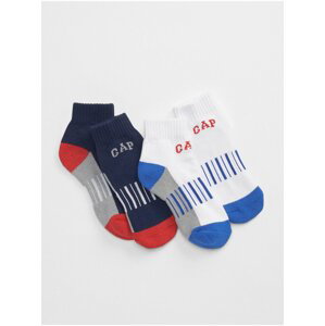 Modré chlapčenské ponožky GAP Logo 2-Pack