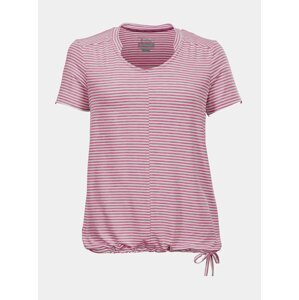 Ružové dámske pruhované tričko killtec