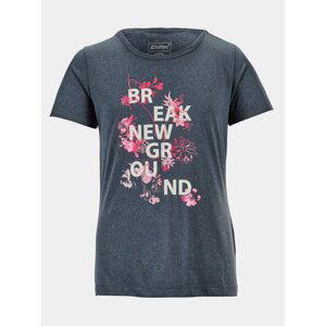 Tmavomodré dievčenské tričko s potlačou killtec