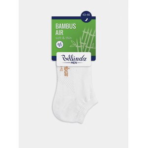 Biele pánske ponožky Bellinda BAMBUS AIR IN-SHOE SOCKS