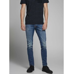 Modré slim fit rifle Jack & Jones Glenn