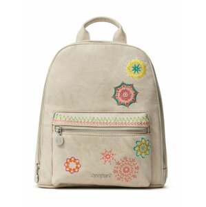 Desigual béžové ruksak Back Carlina Nazca Mini Crema