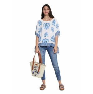 Desigual modré blúzka Blus Andes