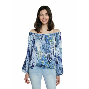 Desigual modré blúzka Blus Sheila