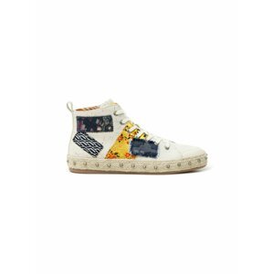 Desigual farebné členkové tenisky Shoes Deia Hight Patch