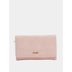 Ružová vzorovaná peňaženka Roxy