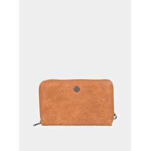 Hnedá vzorovaná peňaženka Roxy