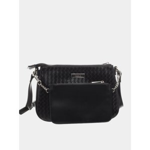 Čierna crossbody kabelka Bessie London