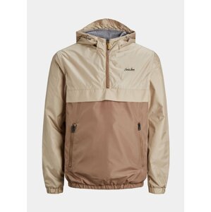 Hnedo-béžový anorak Jack & Jones Hunter