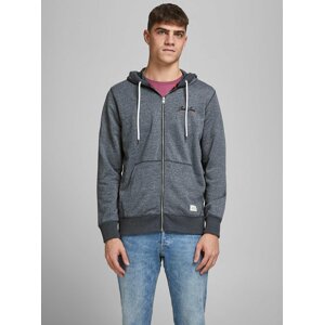 Tmavomodrá mikina s kapucou Jack & Jones Tons