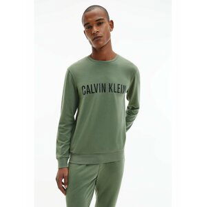 Calvin Klein khaki pánska mikina L/S Sweatshirt