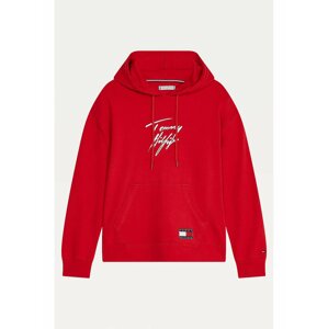 Tommy Hilfiger červená dámska mikina Hoodie LWK s kapucňou