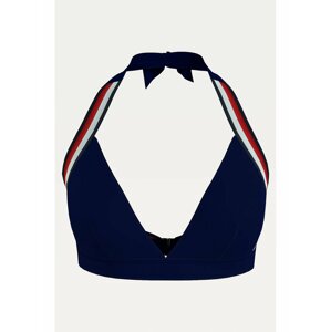 Tommy Hilfiger modré horný diel plaviek Triangle Fixed