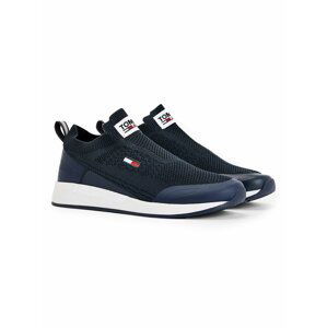 Tommy Hilfiger modré pánske tenisky Tommy Jeans Flexi Sock Runner