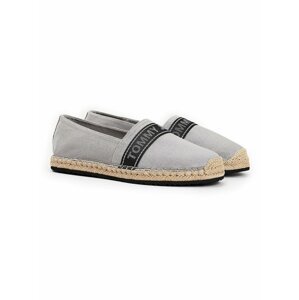 Tommy Hilfiger sivé pánske espadrilky Tommy Jeans seasonal espadrille