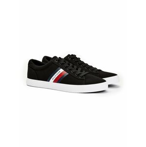 Tommy Hilfiger čierne pánske tenisky Essential Stripes Detail Sneaker