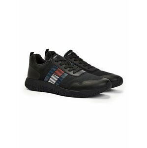 Tommy Hilfiger čierne pánske tenisky Lightweight Runner Flag