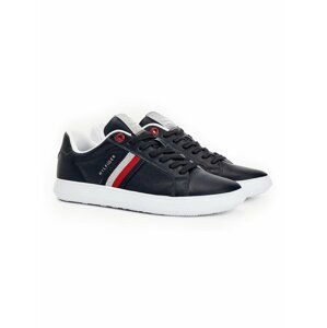 Tommy Hilfiger modré pánske tenisky Essential Leather Cupsole