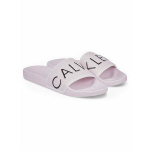 Calvin Klein ružové šľapky Slide Padded