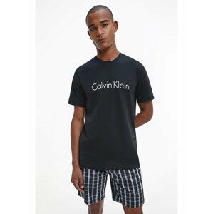 Calvin Klein čierne pánske pyžamo S/S Short Set