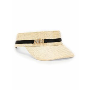 Tommy Hilfiger béžový dámsky šilt Straw Visor s logom