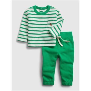 Baby souprava knit outfit set Zelená