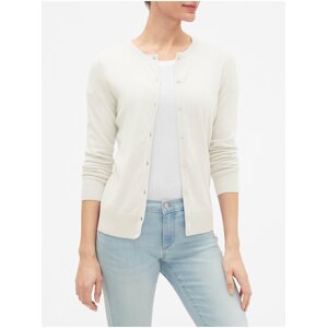 Sveter crewneck cardigan Biela