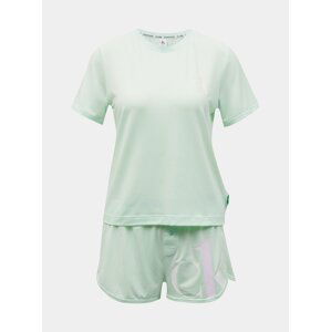 Calvin Klein tyrkysové pyžamo S/S Short set