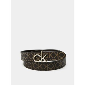 Calvin Klein hnedé opasok CK Logo Belt