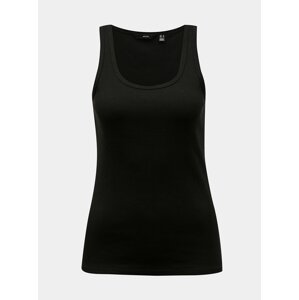 Čierne basic tielko VERO MODA Jessica