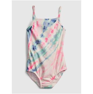 Detské plavky recycled tie-dye swim one-piece Farebná