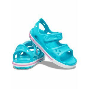 Crocs tyrkysové dievčenské sandále Crocband II Sandal PS Digital Aqua