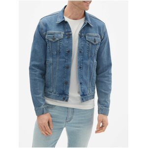 Džínsová bunda icon denim jacket with GapFlex Modrá