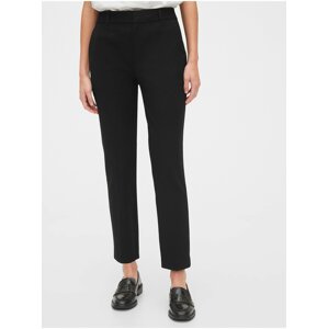 Nohavice slim ankle pants Čierna