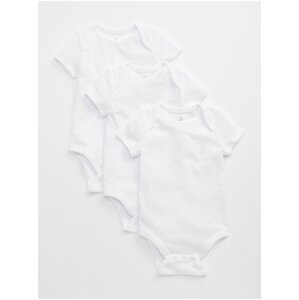 Baby body first favorite short sleeve bodysuit, 3ks Biela