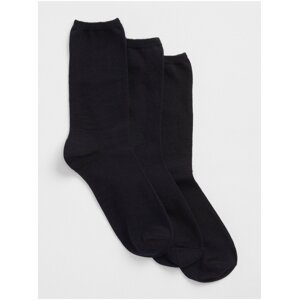 Ponožky basic crew socks, 3 páry Modrá